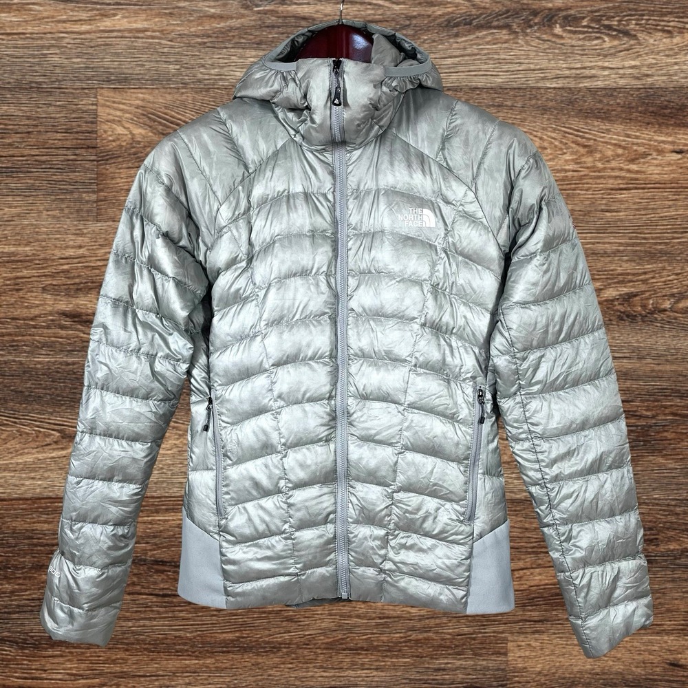 The North Face Summit Series 800 Fill Down Puffer Jacket Size S Gray Lightweight